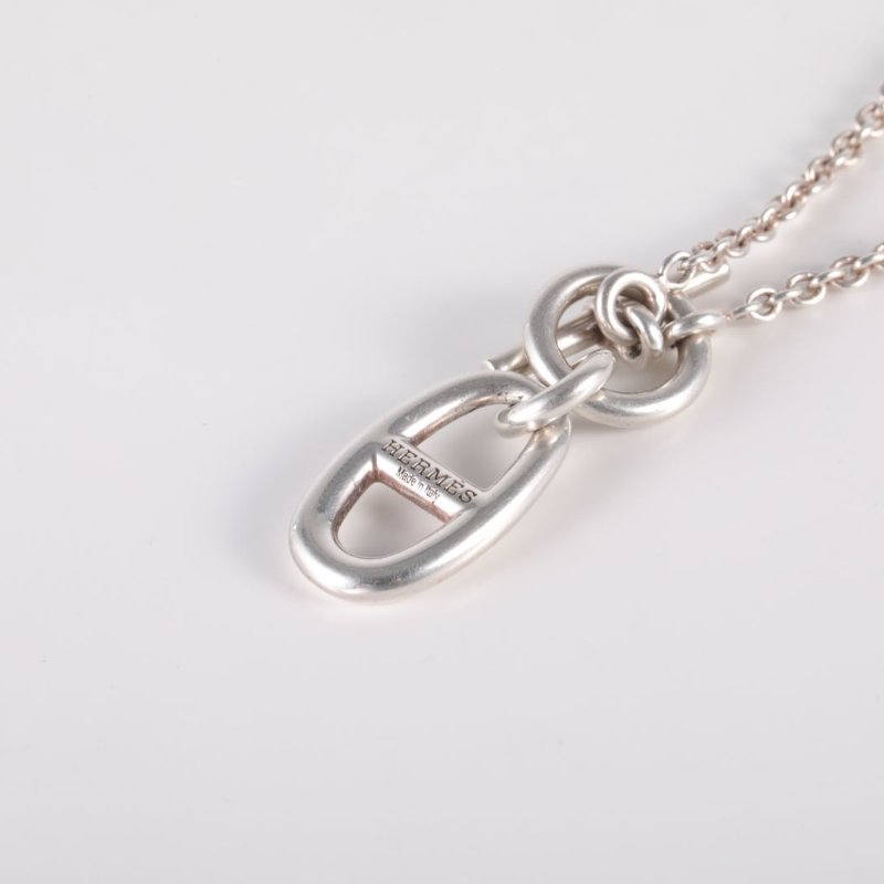HERMES Chained‘Ancre豬鼻子項鏈AG925銀項鏈項鍊-2