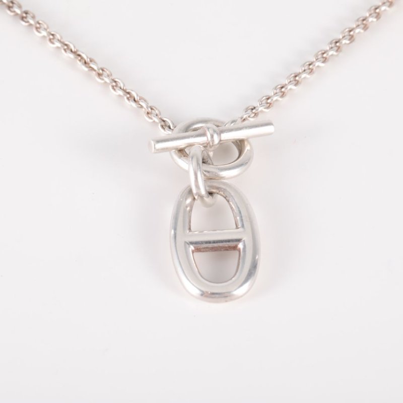 HERMES Chained‘Ancre豬鼻子項鏈AG925銀項鏈項鍊-4