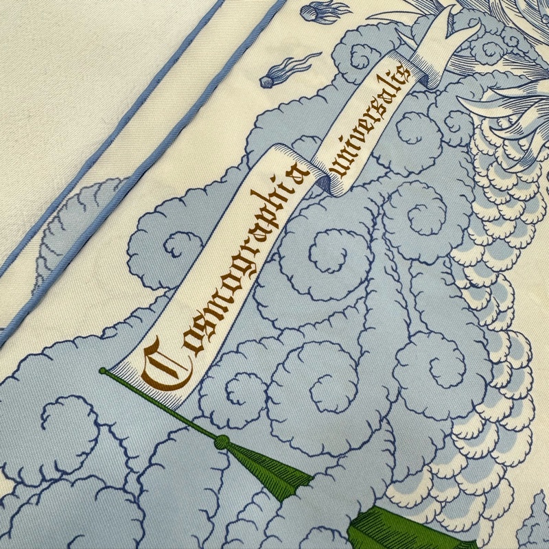 Hermes 愛馬仕絲巾宇宙圖志 90cm*90cm-5