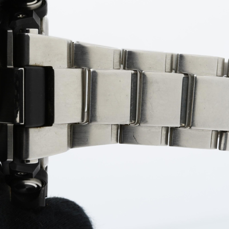 卡西歐 G-SHOCK G-STEEL GSTB100 系列男士模擬腕錶，黑色和銀色樹脂不鏽鋼錶殼-6