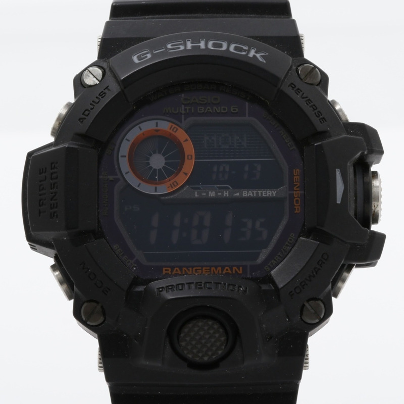 卡西歐 G-SHOCK Master of G Land Rangeman GW9400BJ1JF 黑色樹脂男士數位手錶-0