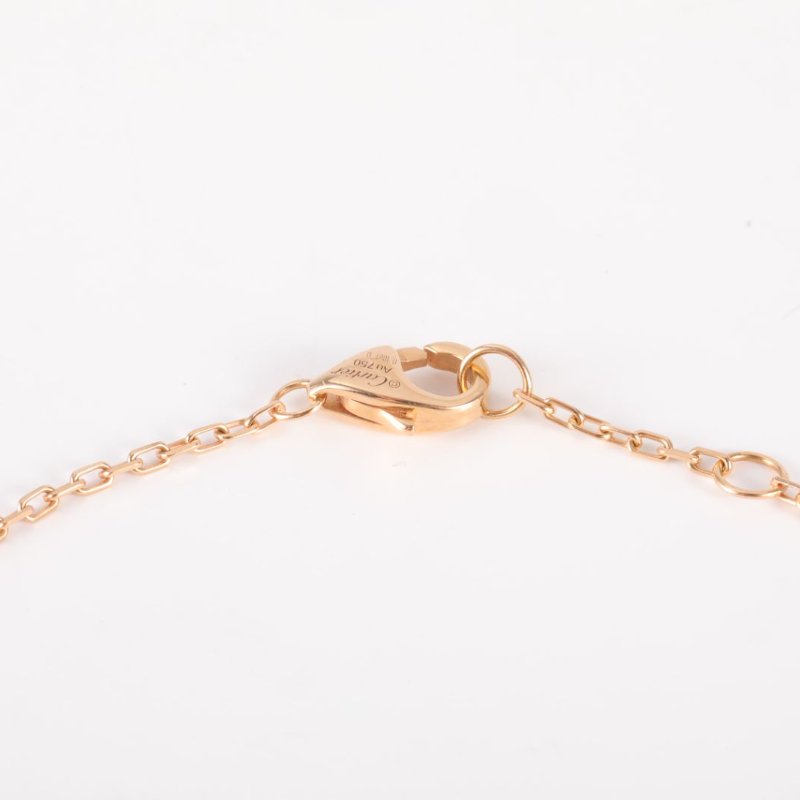 Cartier 18K黃金18K白金18K玫瑰金鑽石Trinity三環手鏈///手鍊／手環-1