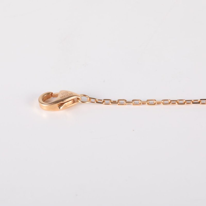 Cartier 18K黃金18K白金18K玫瑰金鑽石Trinity三環手鏈///手鍊／手環-4