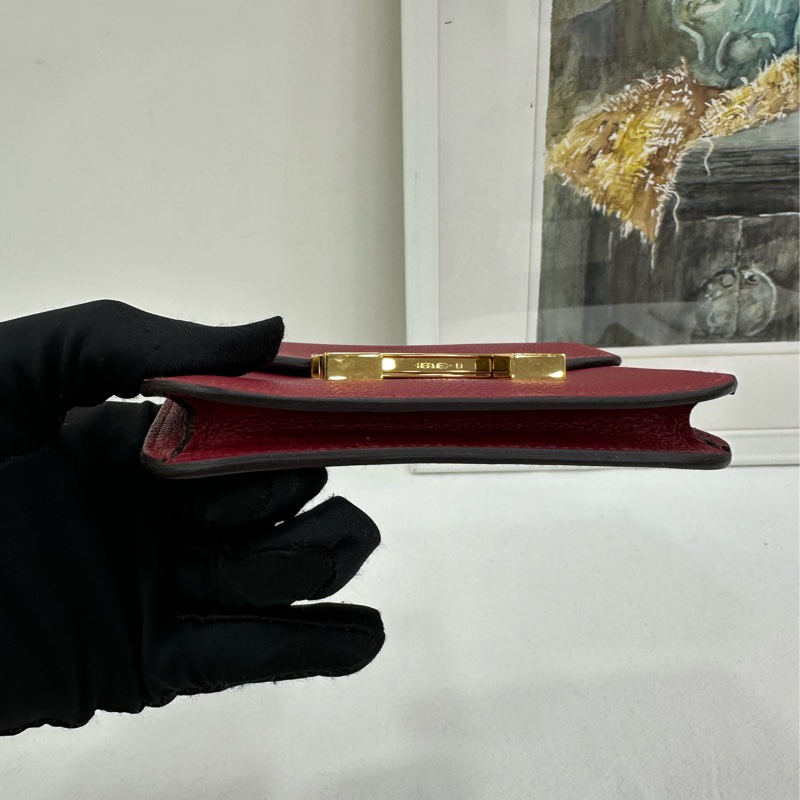 Hermes愛馬仕 Constance康康slim錢包 U刻 缺子袋-8