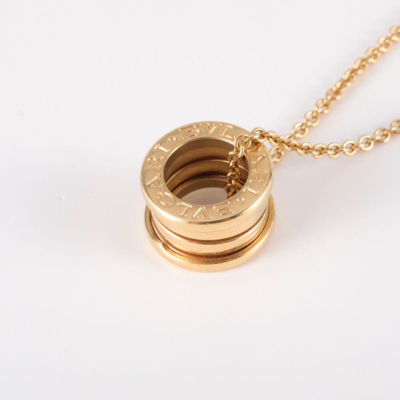 BVLGARI B.ZERO1彈簧項鏈三環扣18K黃金項鏈黃金項鍊-2