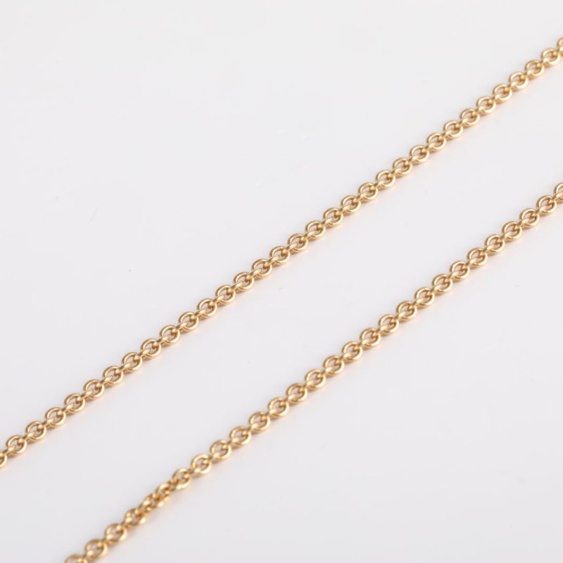 BVLGARI B.ZERO1彈簧項鏈三環扣18K黃金項鏈黃金項鍊-3