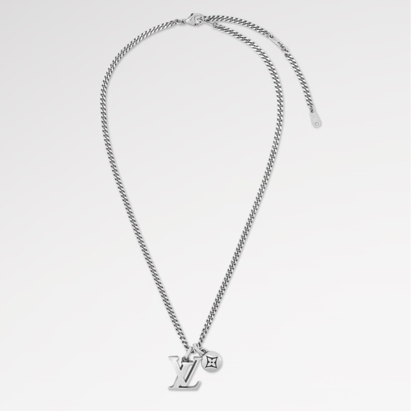 LV Nigo x Pharrell 925純銀 男裝頸鍊-0