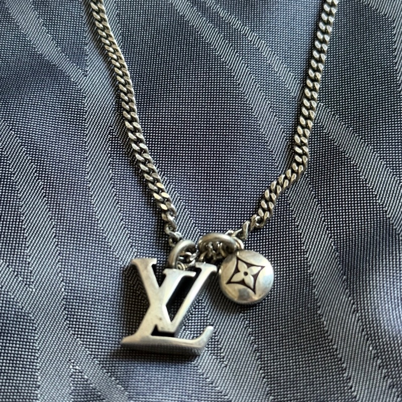 LV Nigo x Pharrell 925純銀 男裝頸鍊-3
