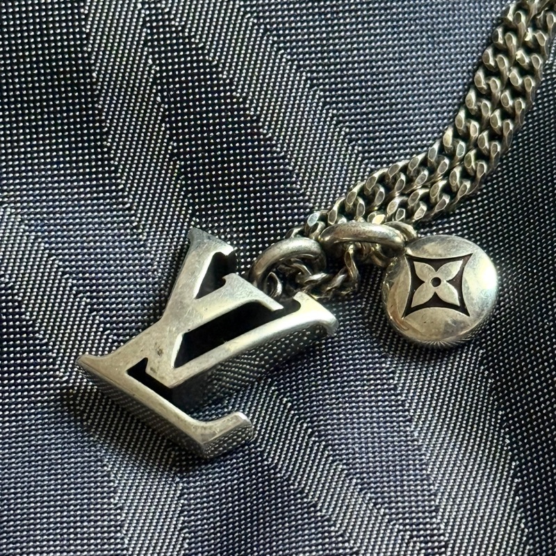 LV Nigo x Pharrell 925純銀 男裝頸鍊-4