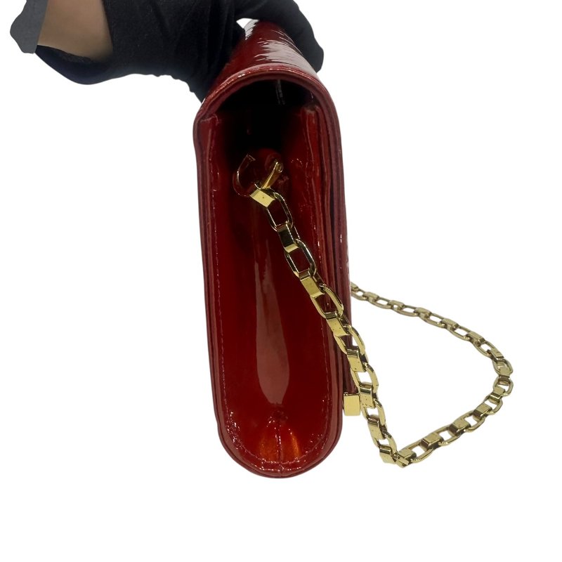 【美收精品】LV 紅色矽膠皮肩背包 4-406-4