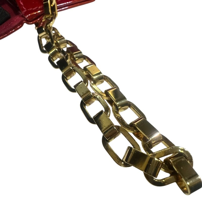 【美收精品】LV 紅色矽膠皮肩背包 4-406-11