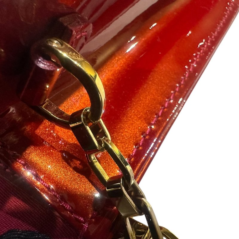 【美收精品】LV 紅色矽膠皮肩背包 4-406-12