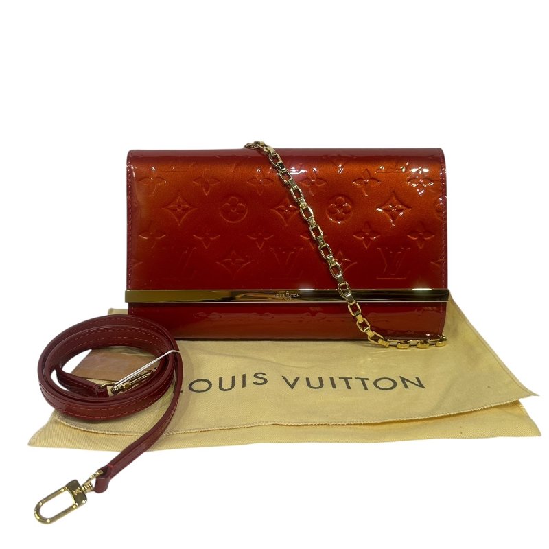 【美收精品】LV 紅色矽膠皮肩背包 4-406-18