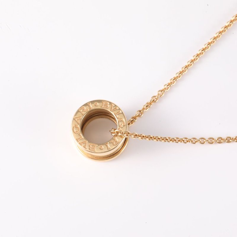 BVLGARI B.ZERO1彈簧項鏈三環扣18K黃金項鏈黃金項鍊-2