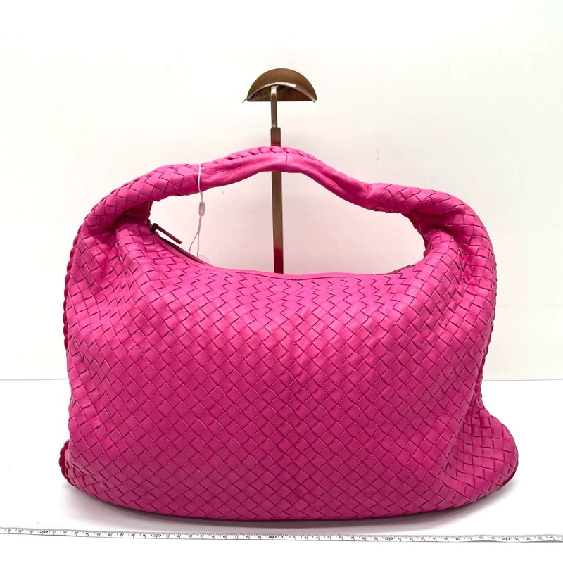 【近新閒置❤️】 bv 粉色中號和尚包手提包 單肩包-0