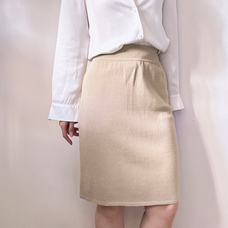 Celine 針織半截裙 38大約S碼 四季可穿 意大利製-4