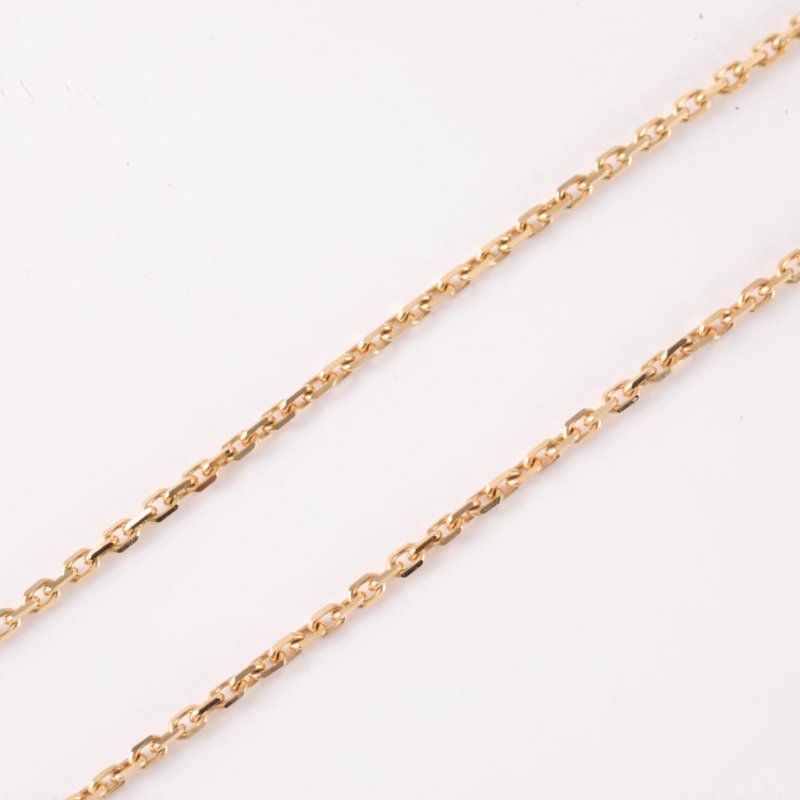 Van Cleef & Arpels VintageAlhambra中號單花項鏈新扣18K黃金/白貝母項鏈黃金項鍊-3