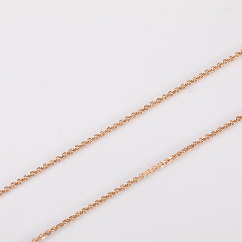 BVLGARI DIVASDREAM18K滿鑽扇子粉鑽小號18K玫瑰金/鑽石項鏈玫瑰金18K滿鑽扇子項鍊-3