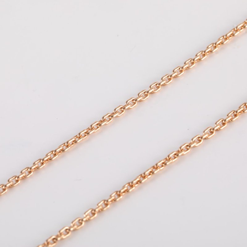 BVLGARI SerpentiViper三圈蛇頭項鏈紅寶石18K玫瑰金項鏈玫瑰金項鍊-3