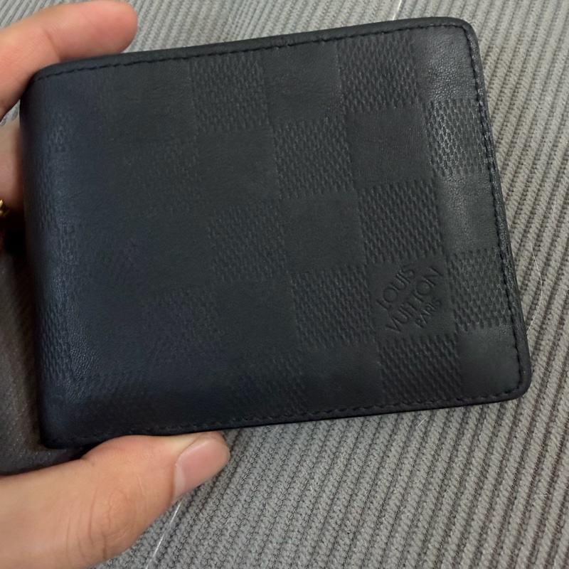 LV Multiple 經典男士短夾|N63124|買不到一年85新|超耐用牛皮款-24