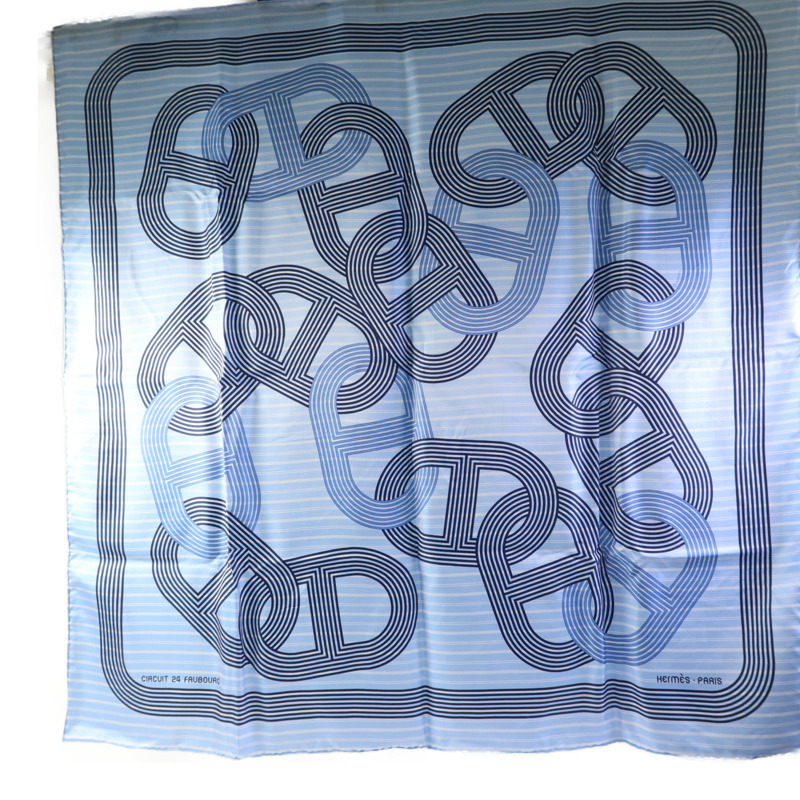 HERMES 絲質Scarf 90X90絲巾-1