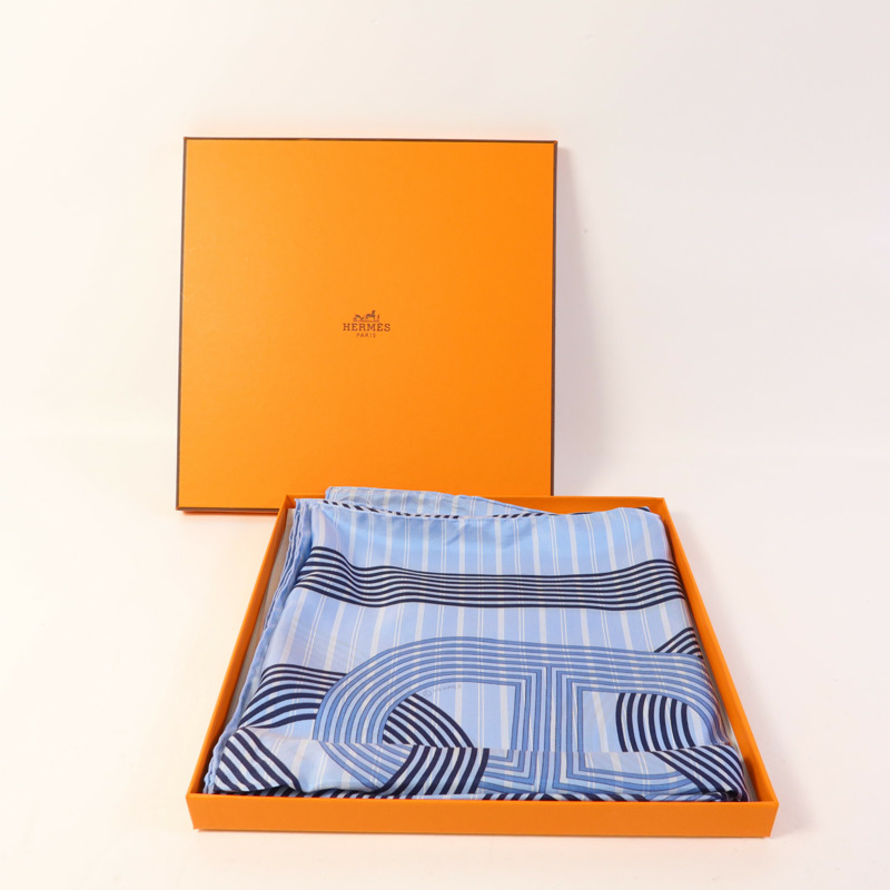 HERMES 絲質Scarf 90X90絲巾-11