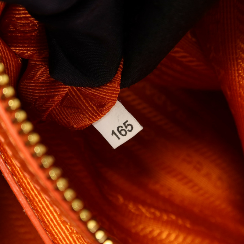 PRADA 牛皮皮革2 Way Shoulder Bag金扣手挽肩背兩用袋-7