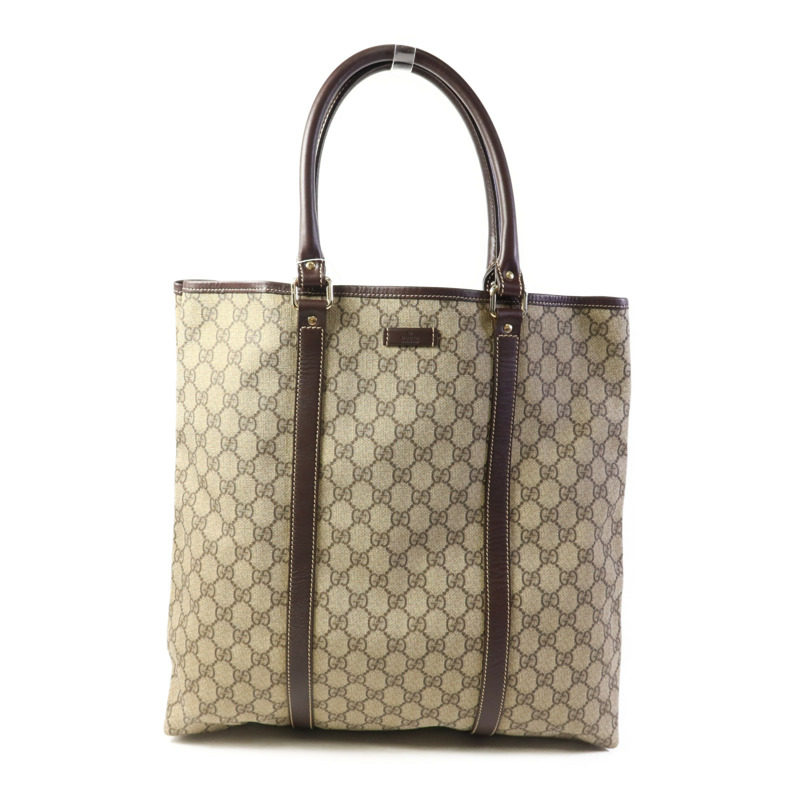 GUCCI 塗層帆布Tote Bag金扣手挽袋-0