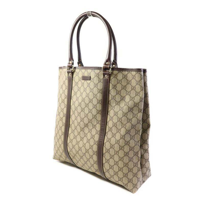 GUCCI 塗層帆布Tote Bag金扣手挽袋-2