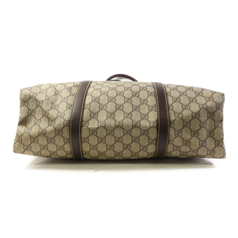 GUCCI 塗層帆布Tote Bag金扣手挽袋-3