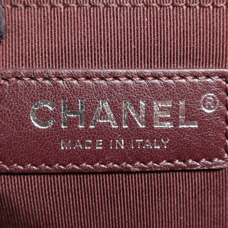 CHANEL 羊皮皮革Shoulder Bag銀扣鏈帶肩背袋-15