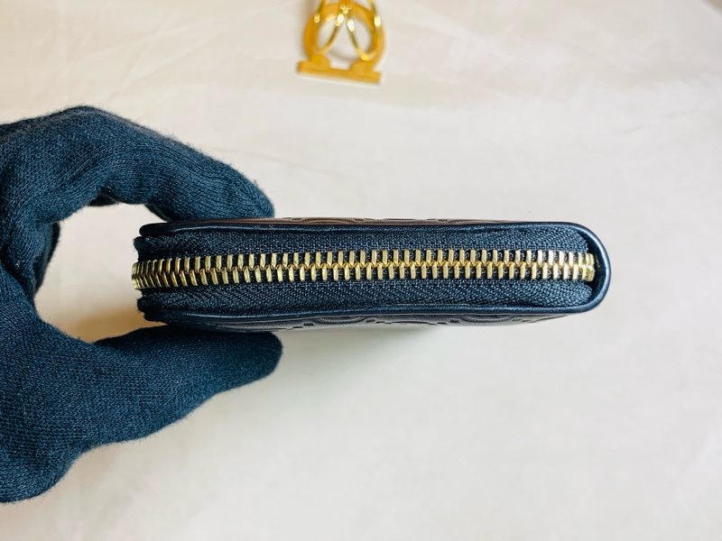 ✨經典實用 Gucci 古馳 黑老花拉鏈8卡長夾-5