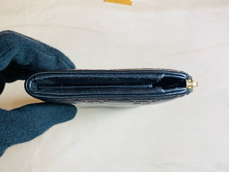 ✨經典實用 Gucci 古馳 黑老花拉鏈8卡長夾-6