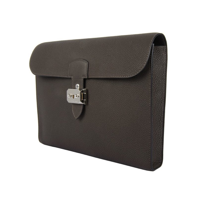 Hermes Sac A Depeches 29 Togo Messenger Bag Ebene H082688CK46-1