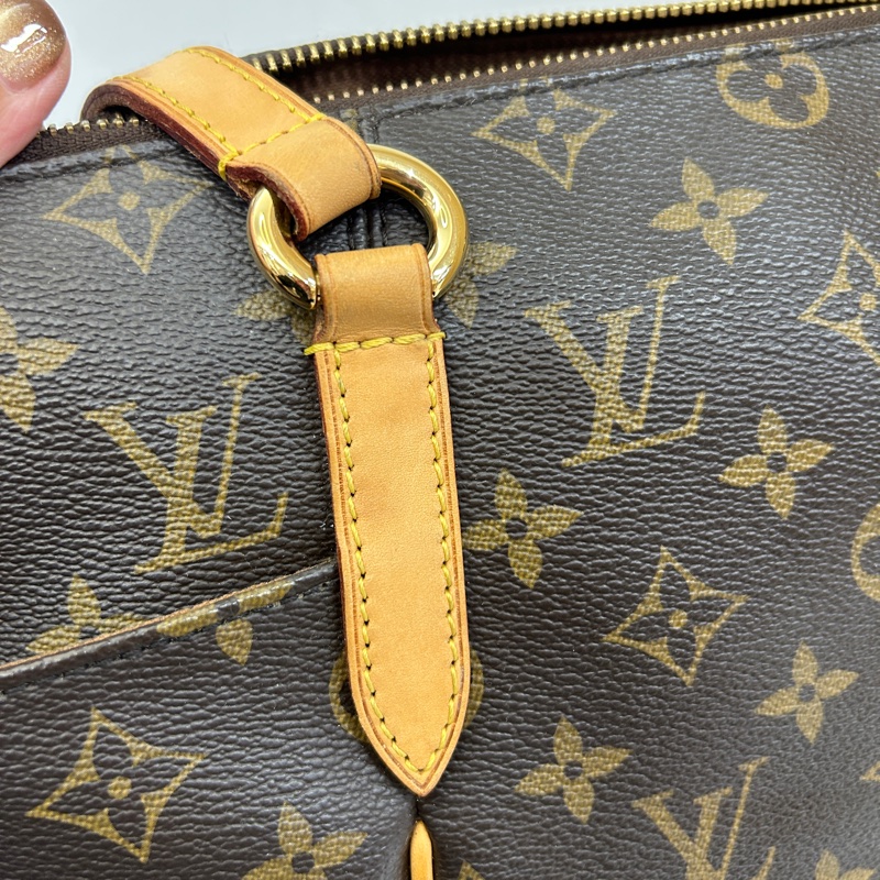 Lv 原花Totally PM一字肩背包-10