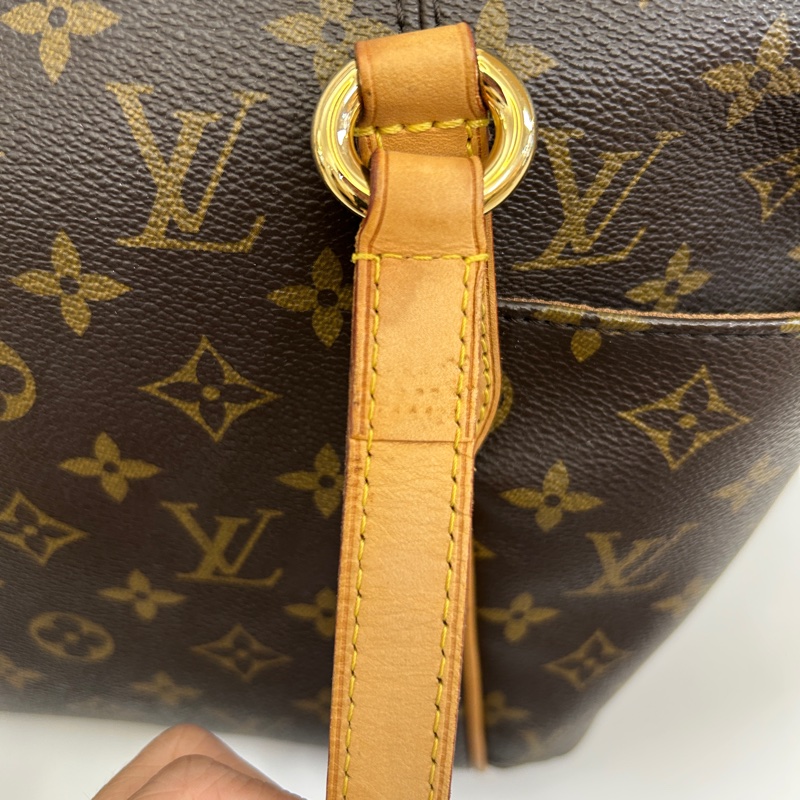 Lv 原花Totally PM一字肩背包-13