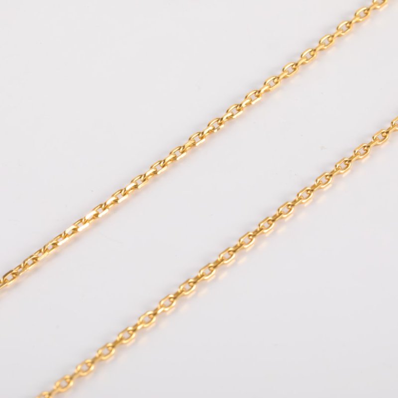 HERMES POPH項鏈Mini合金項鏈金色黑色項鍊-3