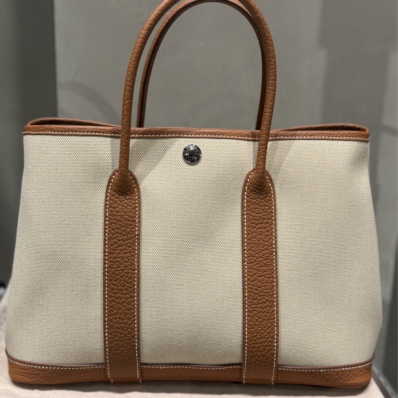 Hermes帆布購物包-0