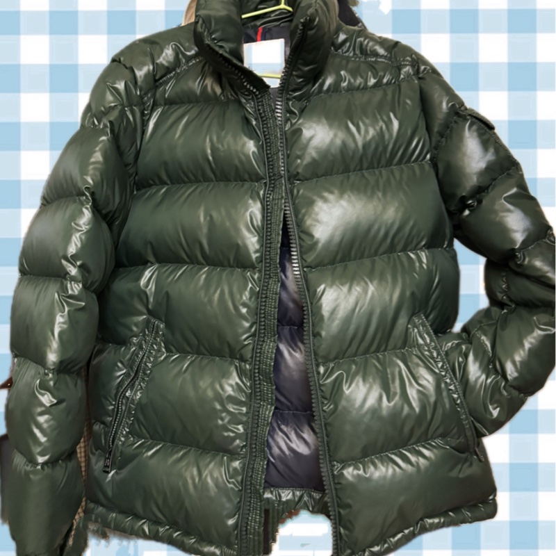 Moncler綠色厚羽絨（3號男女不拘）-0