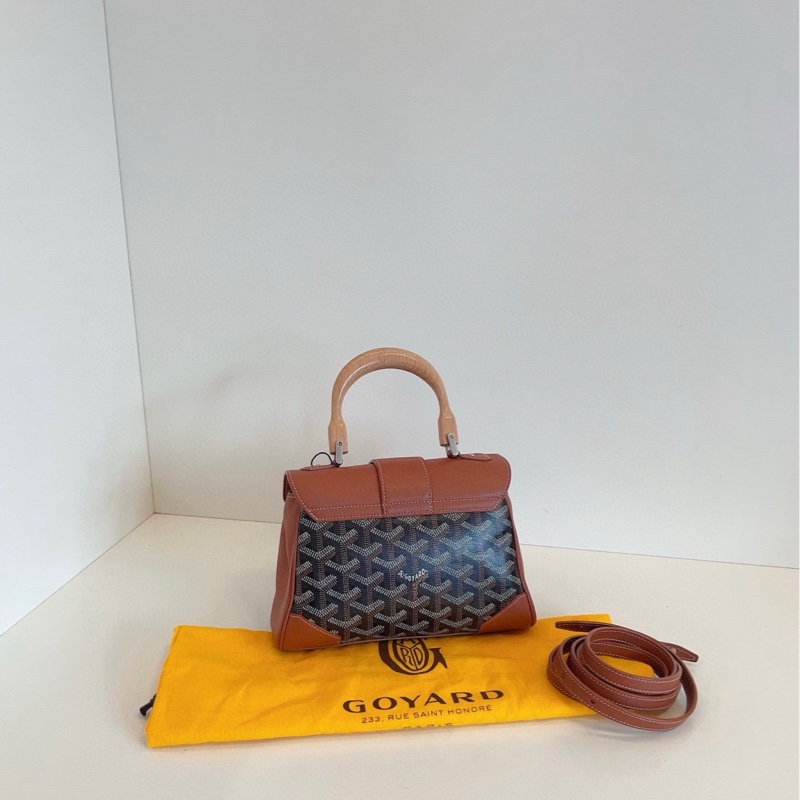 Goyard戈雅 mini saigon木柄西貢包-1