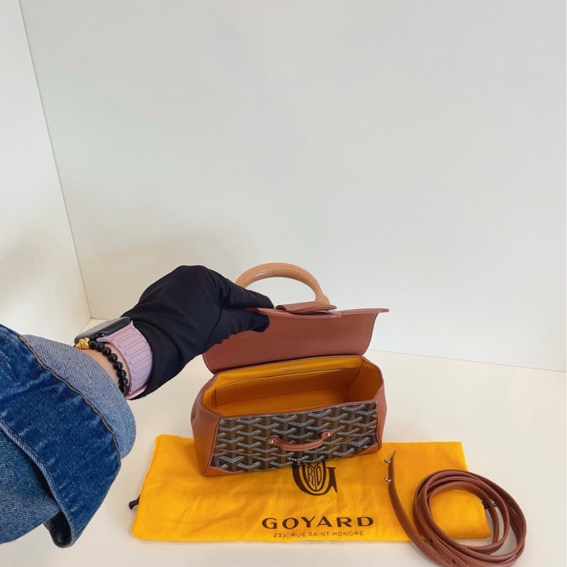 Goyard戈雅 mini saigon木柄西貢包-7
