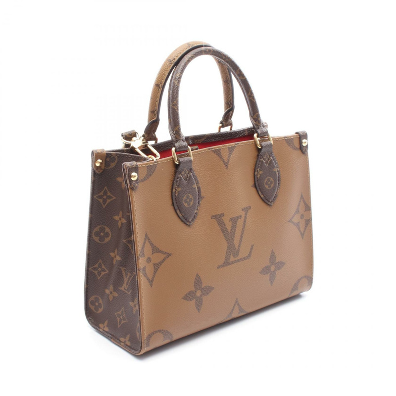 路易威登 On the Go PM 斜背手提包 M46373 Monogram Reverse 棕色-1