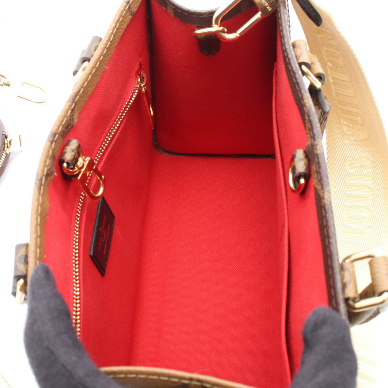 路易威登 On the Go PM 斜背手提包 M46373 Monogram Reverse 棕色-2