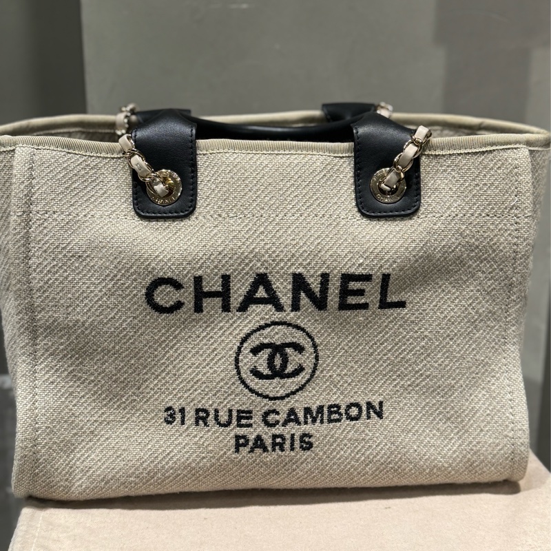 Chanel帆布沙灘包-0