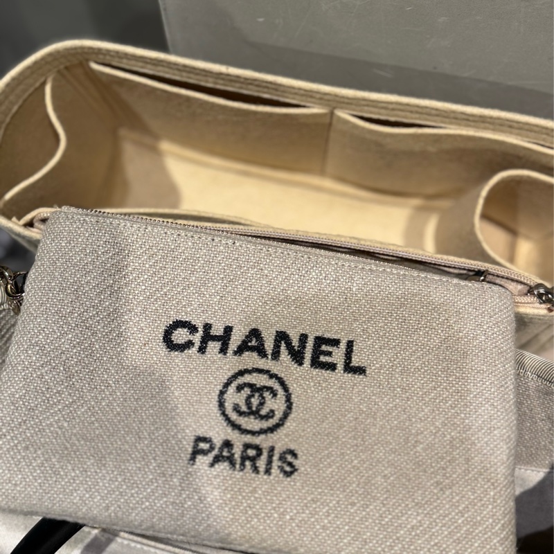 Chanel帆布沙灘包-14