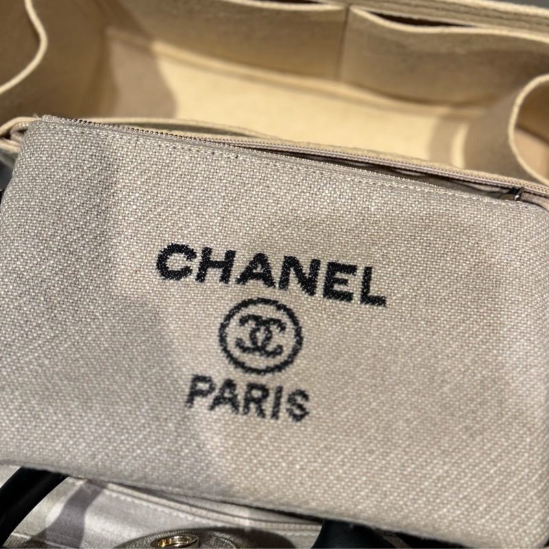 Chanel帆布沙灘包-16