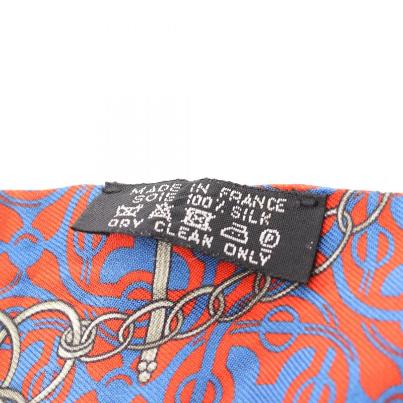 愛馬仕 Twilly MORS et Gourmettes REMIX 絲巾 粉紅色 多色 二手 女士-4