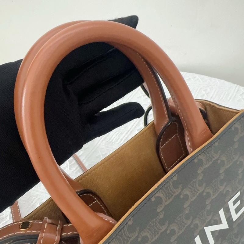 好成色 Celine瑟琳老花琴譜mini 手提單肩斜跨包 21年編碼-6