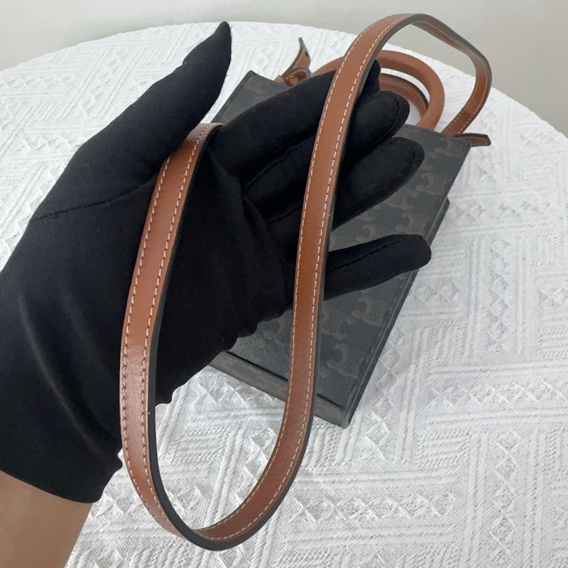 好成色 Celine瑟琳老花琴譜mini 手提單肩斜跨包 21年編碼-7