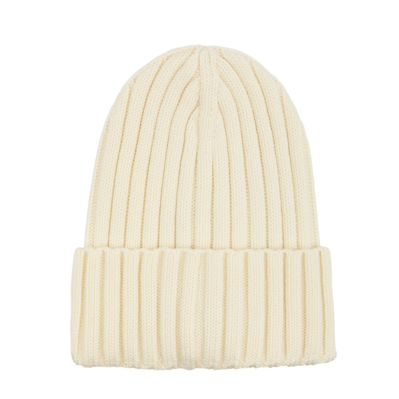 【MONCLER】Beanie Virgin Wool 羊毛 帽子 毛帽 象牙白色 K20933B00036A9327030-2